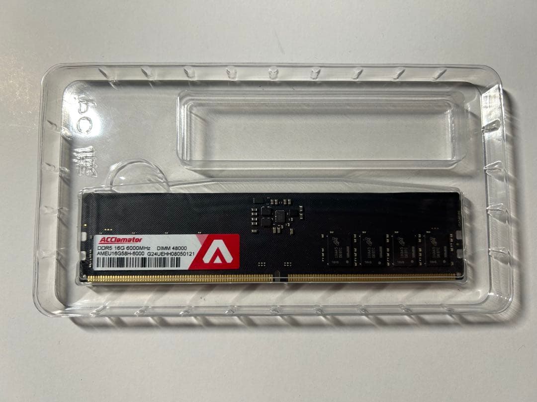 ACClamator DDR5 16GB 6000MHz デスクトップ用