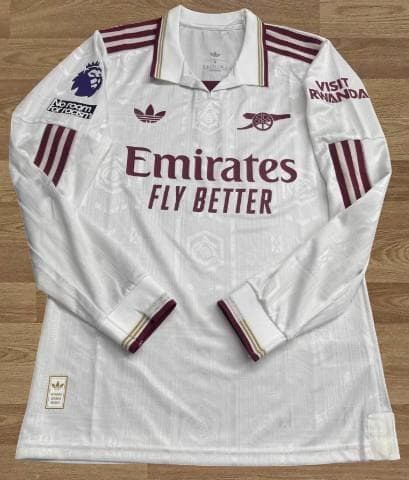 25/26 アーセナル セカンドアウェイ #8 ウーデゴール 長袖ユニフォーム