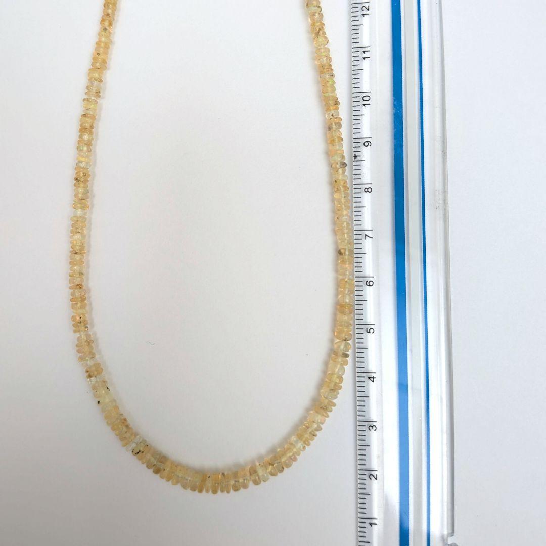 【値下げしました/美しい遊色】 K18 オパール ネックレス 約41.5cm