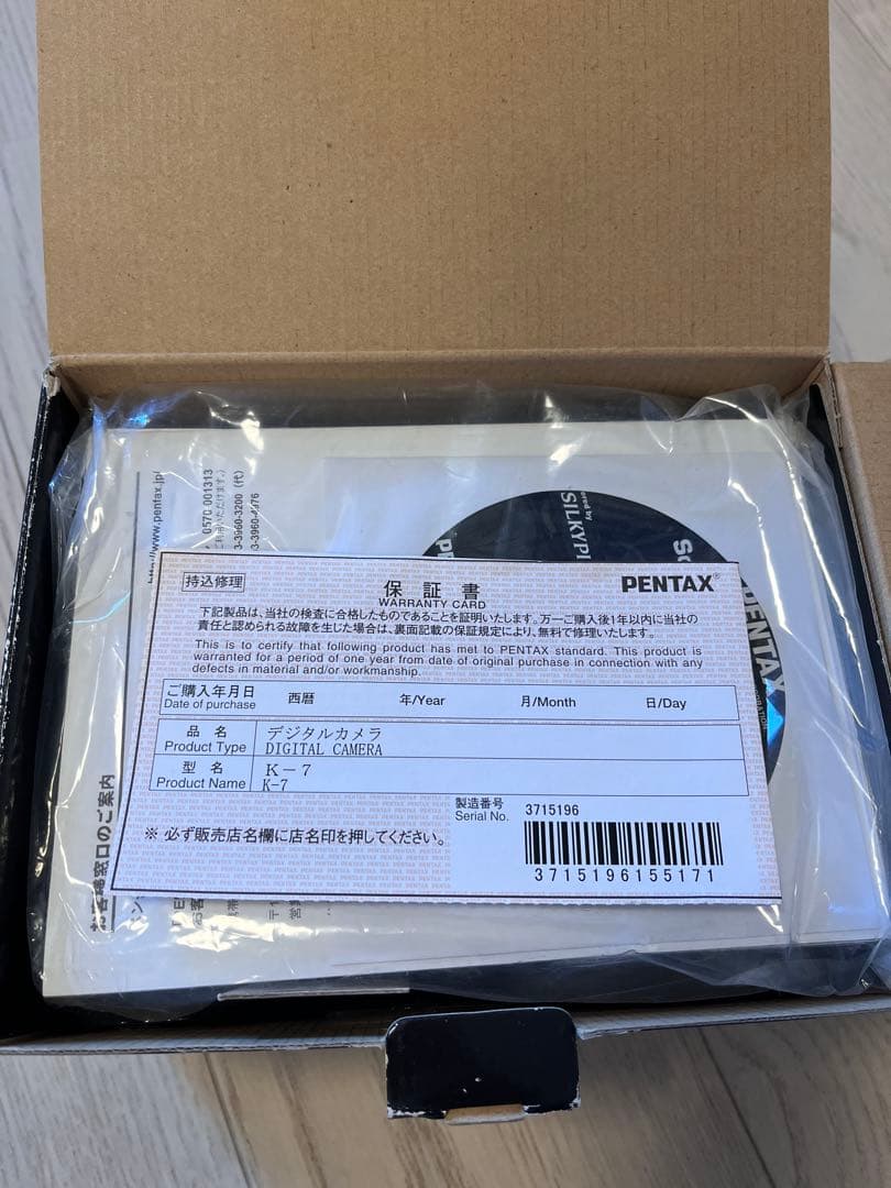Pentax K-7 カメラ