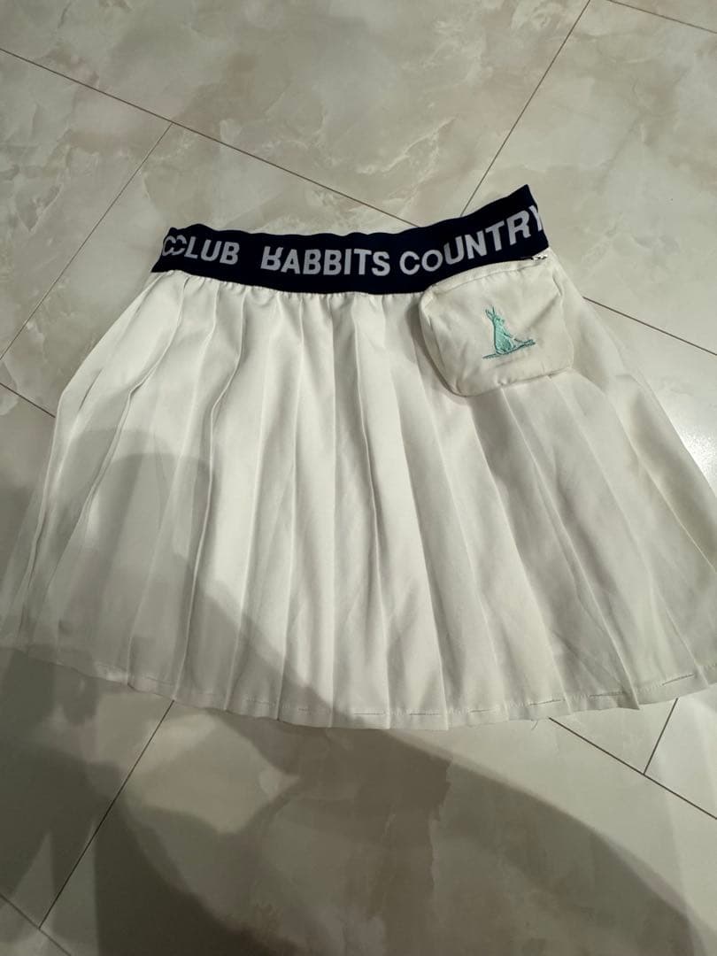 FR2 GOLF エフアールツーゴルフ プリーツスカート ホワイト系