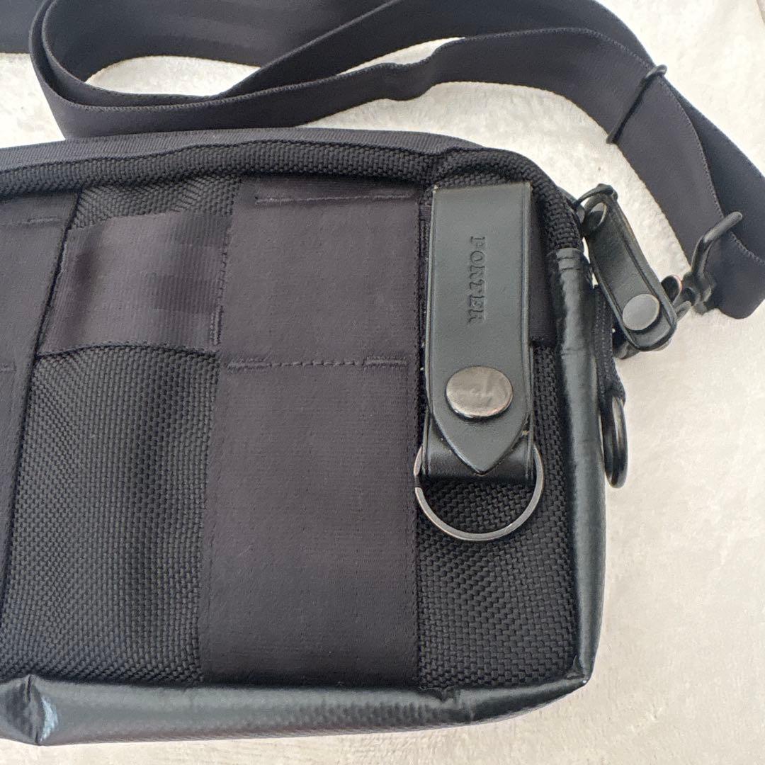 最終値下げ！PORTER HEATポーター　ブラック703-06975 黒　美品