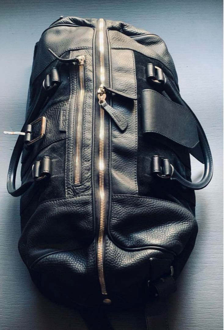 o*a様 定価28万　MALOコンビレザーボストンバッグ