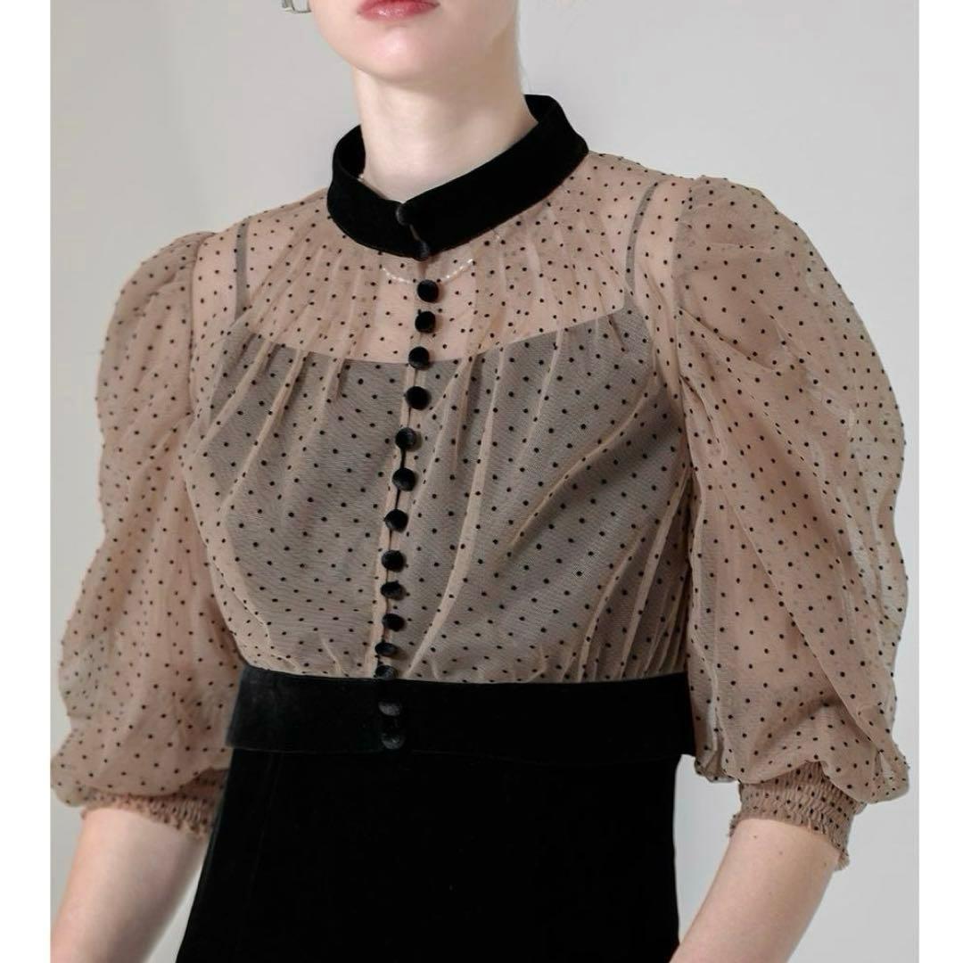 Leja ドレス　パーティー　フォーマル　ドット　レース　マーメイド　結婚式