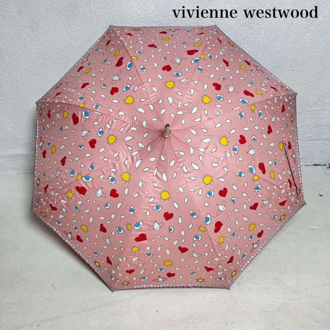 vivienne westwood ヴィヴィアン　日傘　長傘 総柄 RG30