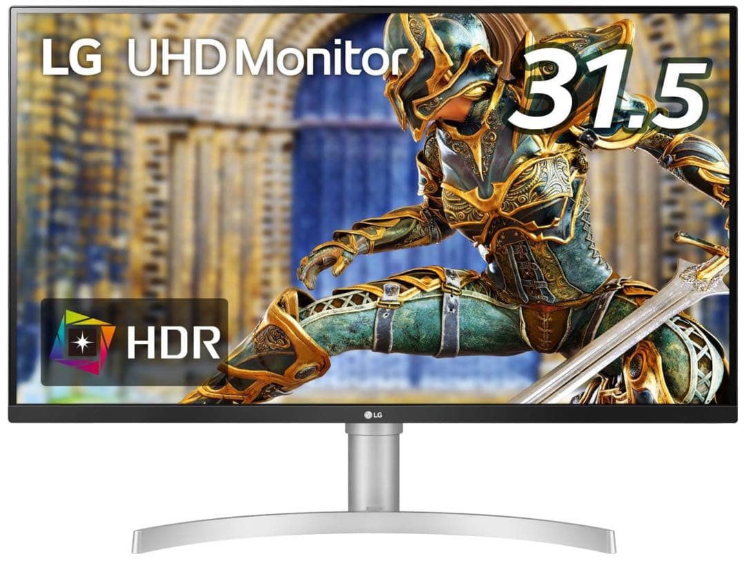 【美品】LG モニター ディスプレイ 32UN650-W 31.5インチ