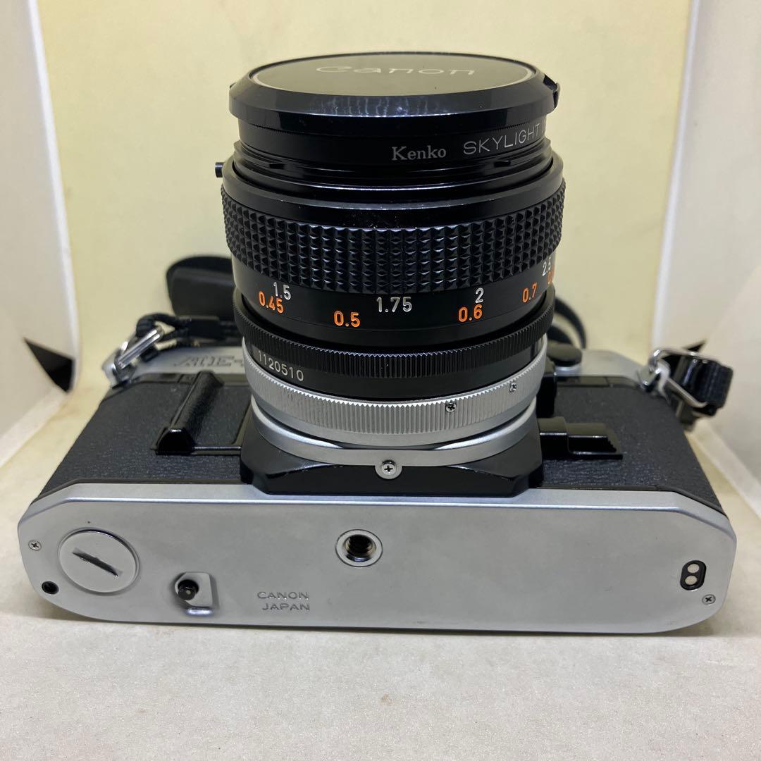 Canon AE-1とFD 50mm F1.4 S.S.Cのセットになります。