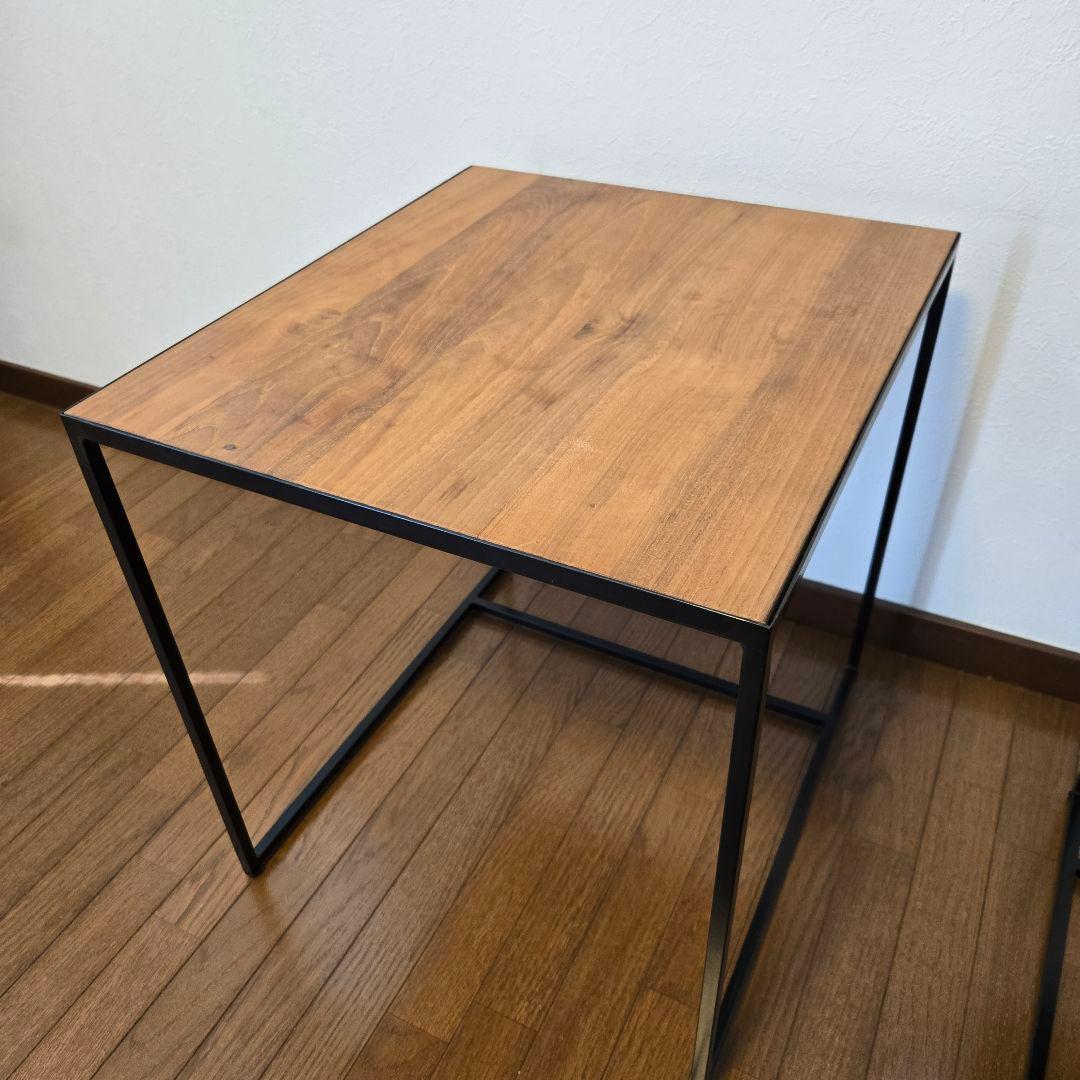 大小2つセット dareels TWO NEST TABLE re:ceno