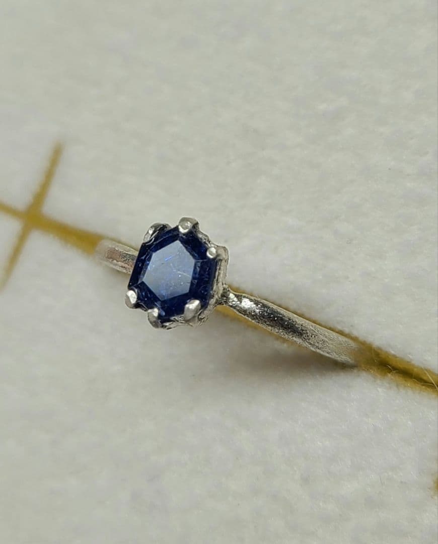 えむえす★スリランカ産ブルーサファイア★リングオーダー