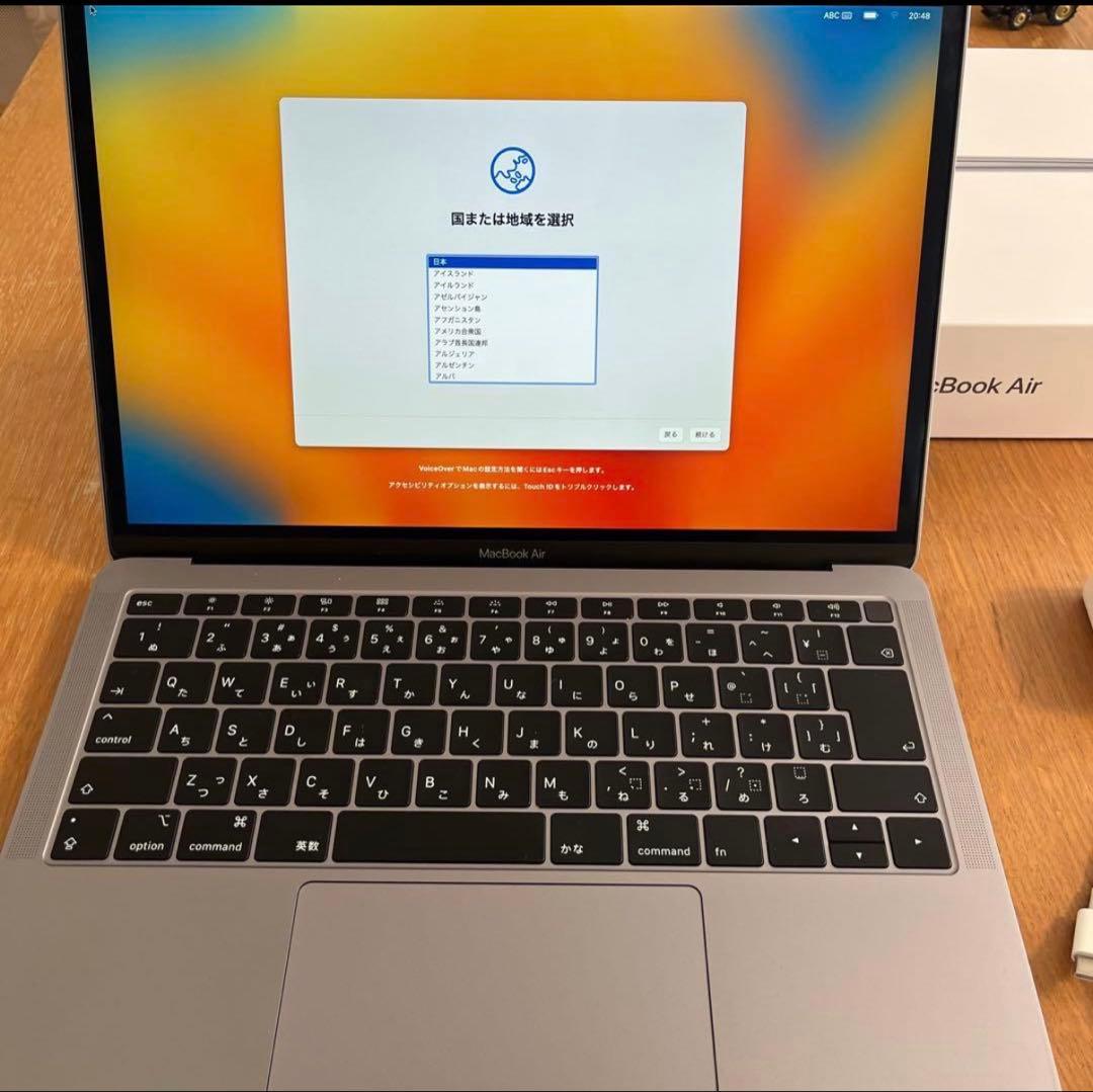 金欠だっちさま専用【美品・箱あり】MacBook Air 13インチ 2018