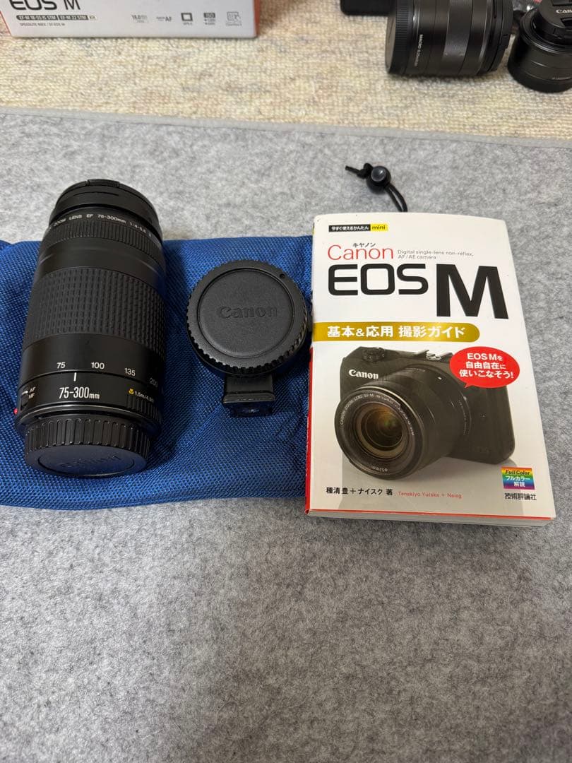 Canon EOSM ダブルレンズセット&望遠おまけ