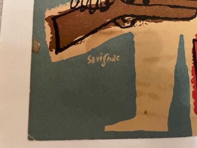 サヴィニャック 「Presence de la Publicite」1947年