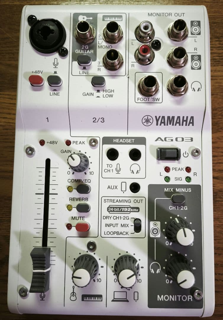 【値下げ中‼️】YAMAHA AG03 MK2 ライブストリーミングミキサー