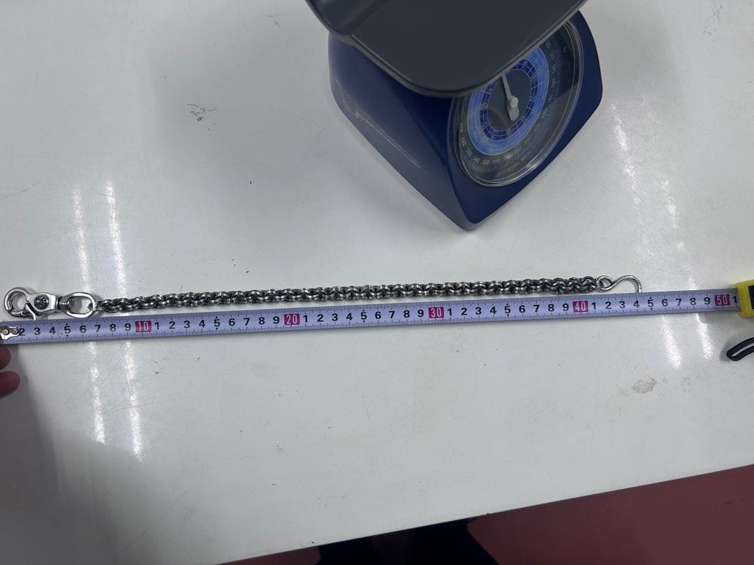 クロムハーツ 1クリップダブルBリング シルバーウォレットチェーン