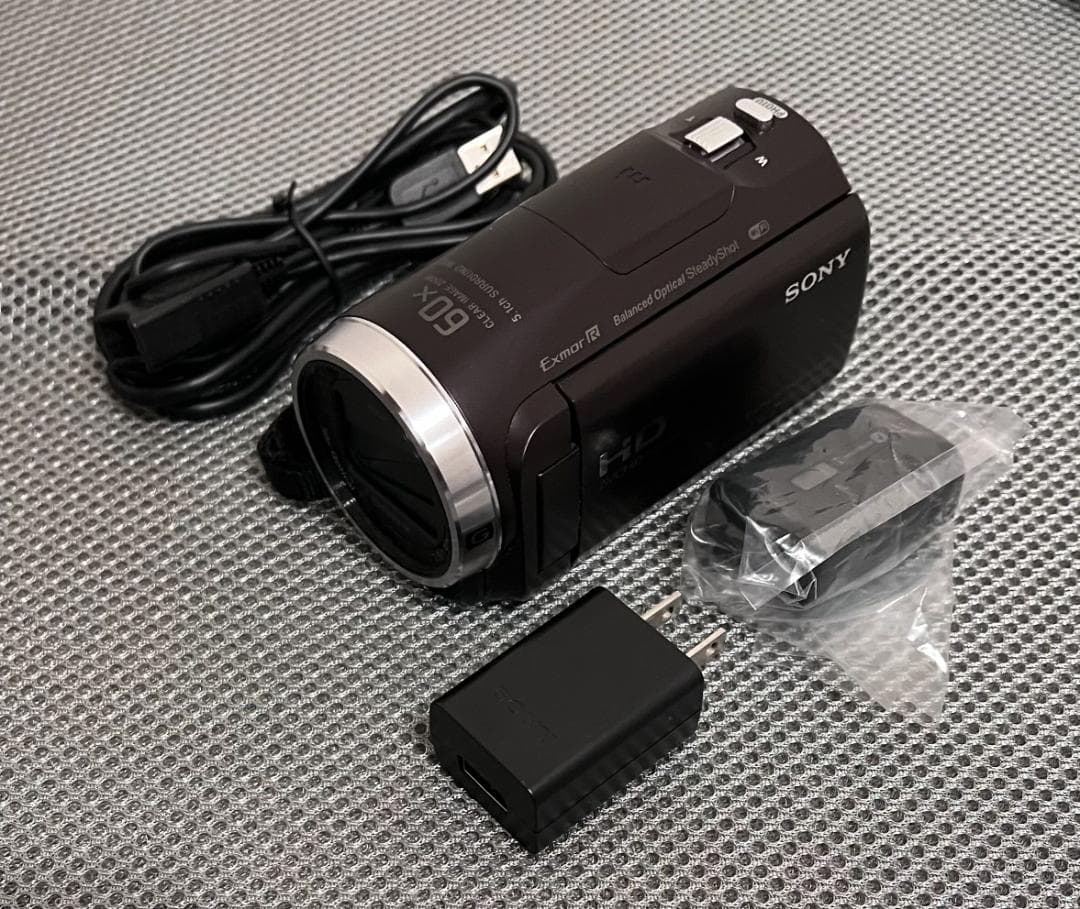 SONY ビデオカメラHDR-CX675 32GB 光学30倍 ボルドーブラウン