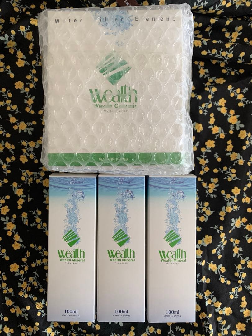 ミネラル原液100ml 3本＆セラミックフィルターのセット