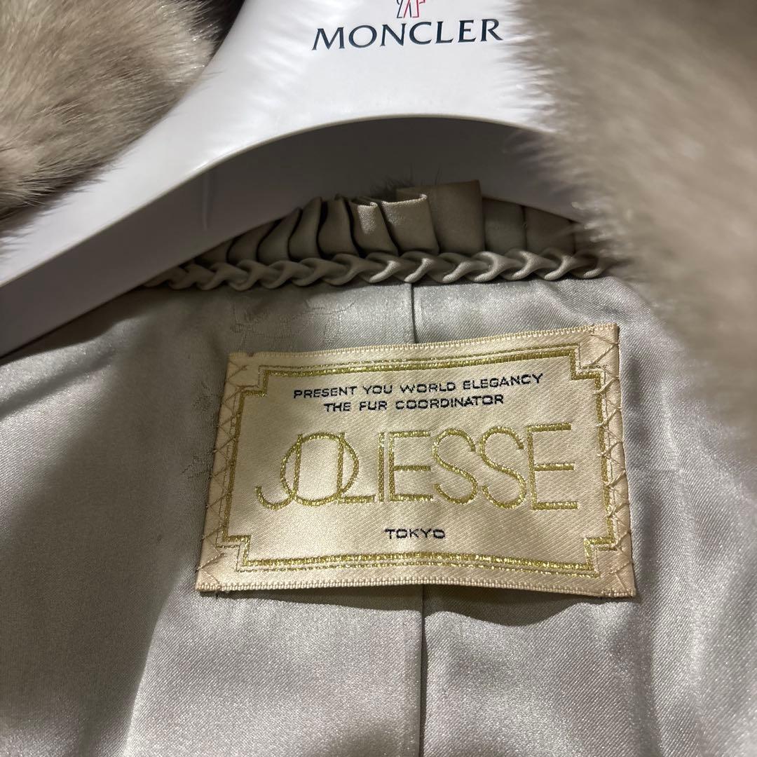 JOLIESSE/ミンクファー/ファーコート/13号/グレー