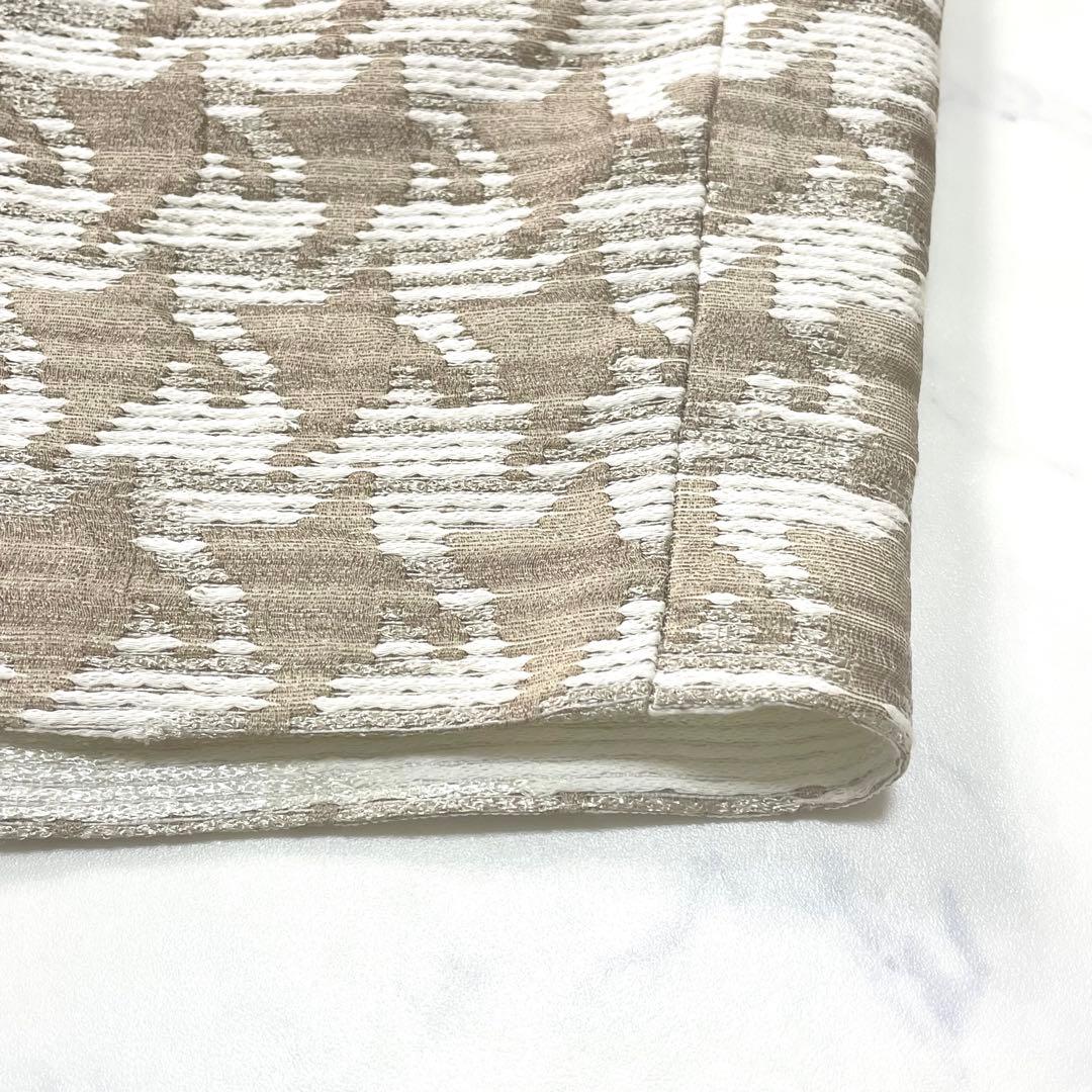 美品✨ 白タグ MaxMara シルク 千鳥柄 ノースリーブワンピース Mサイズ