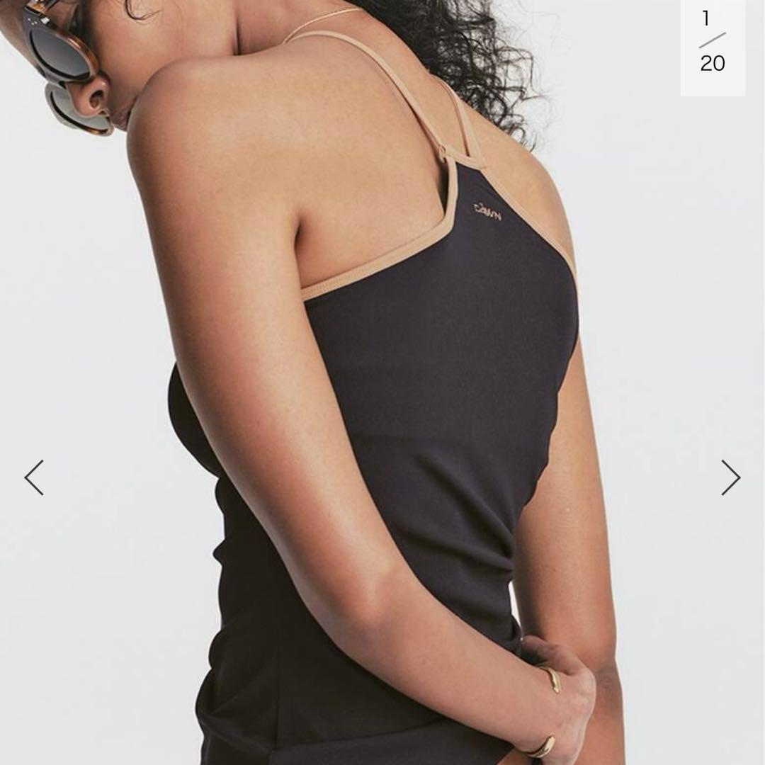 新品タグ付き DAWN ダン BICOLOR CAMISOLE 38