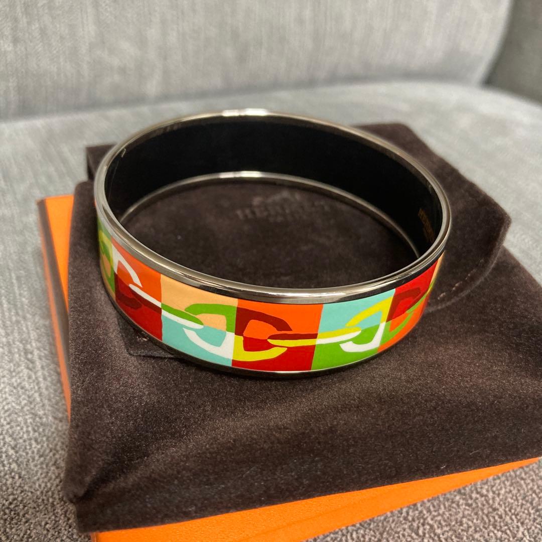 HERMES マルチカラーバングル