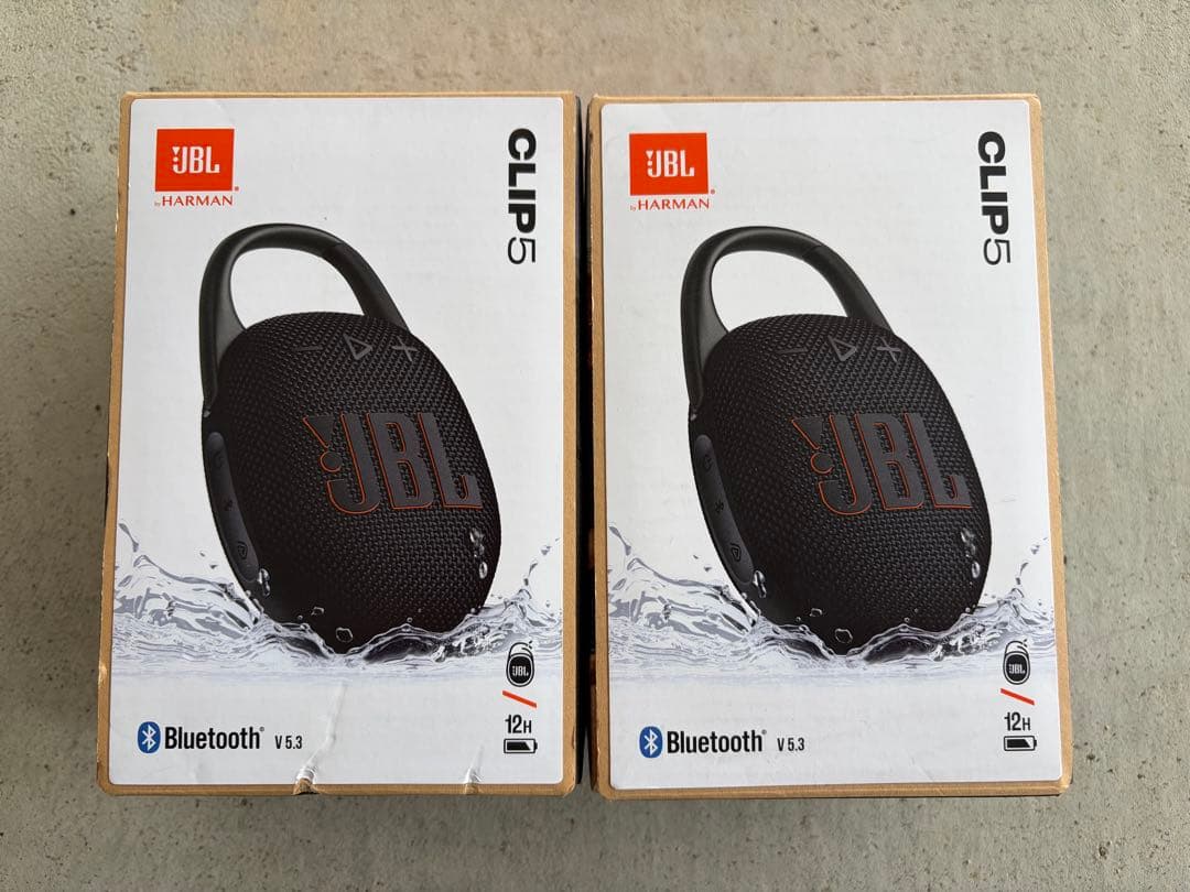 【未使用】JBL CLIP5 ワイヤレススピーカー 2個