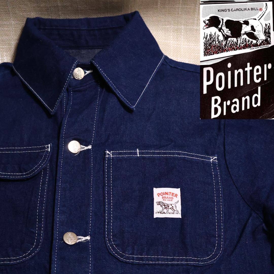 ポインター セミヴィンテージ 1990's ダークデニム カバーオール 36