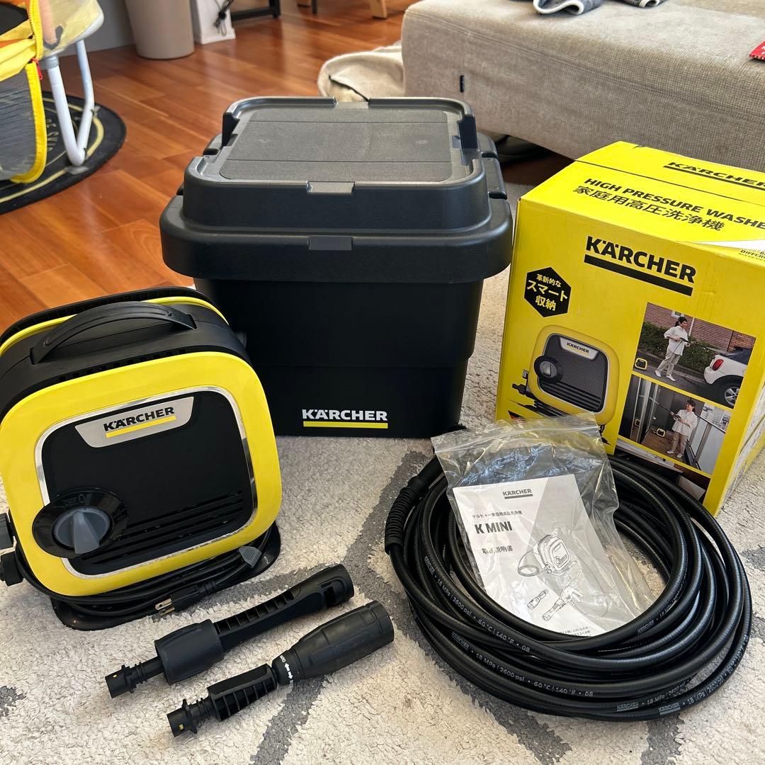 【専用収納BOX付】ケルヒャー K MINI 家庭用高圧洗浄機