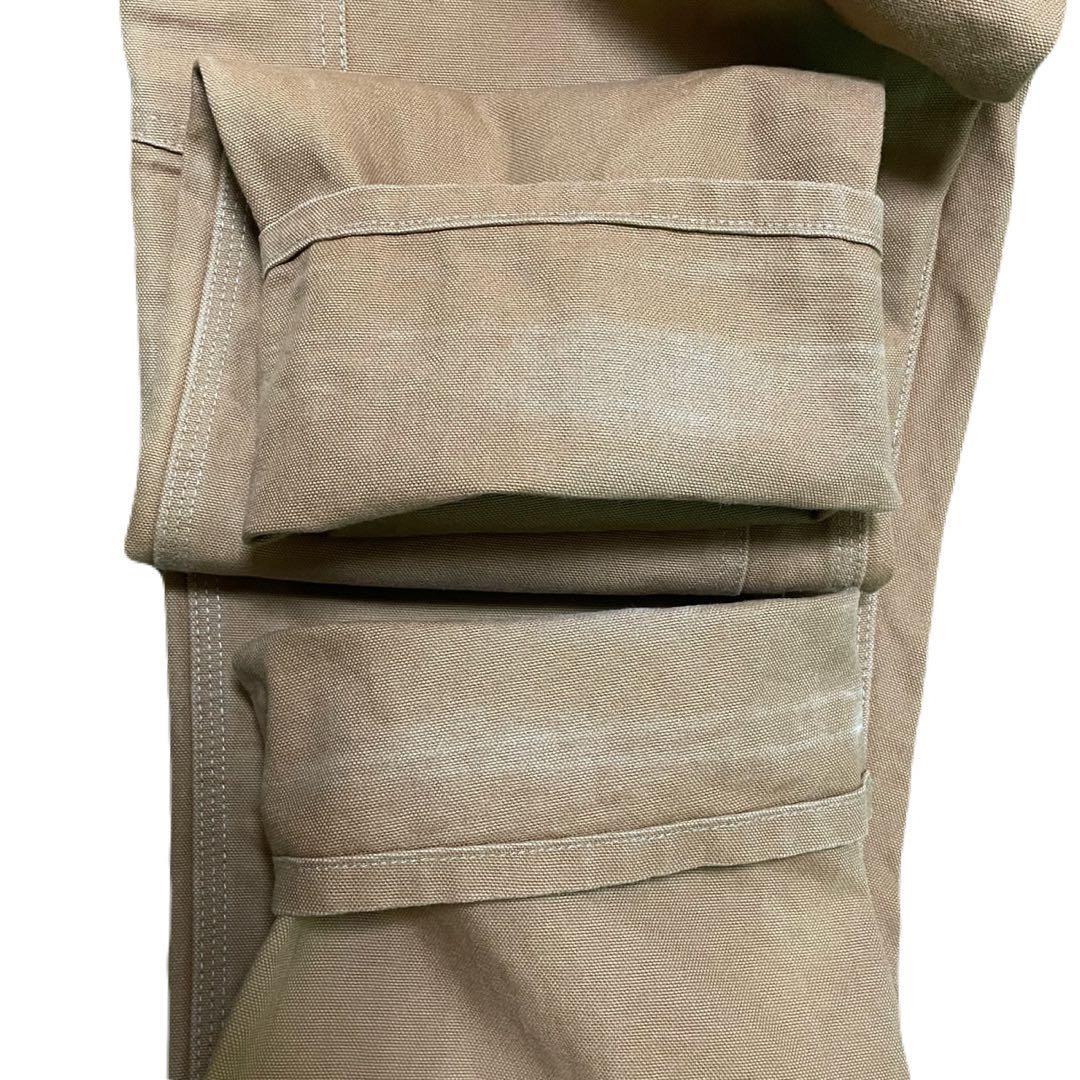 carharttカーハート　ダブルニー　ブラウンダックパンツW34L32