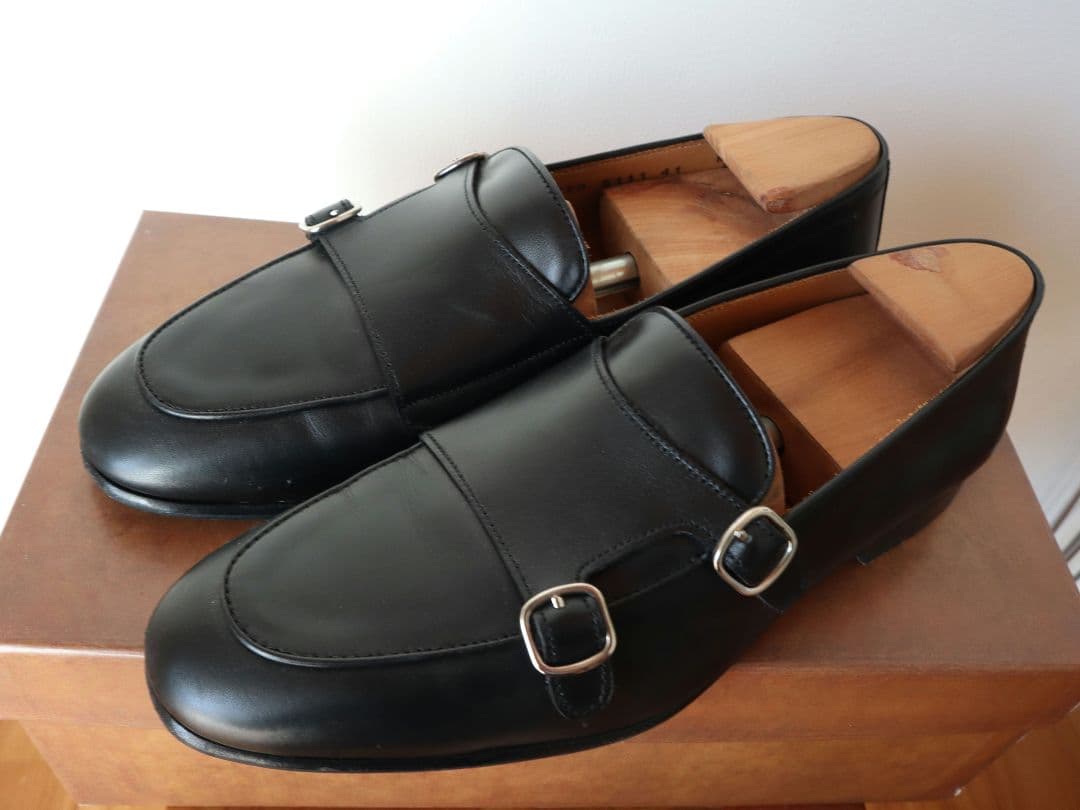 4*5様 Berwick バーウィック ダブルモンク 5111 レザー×ラバー