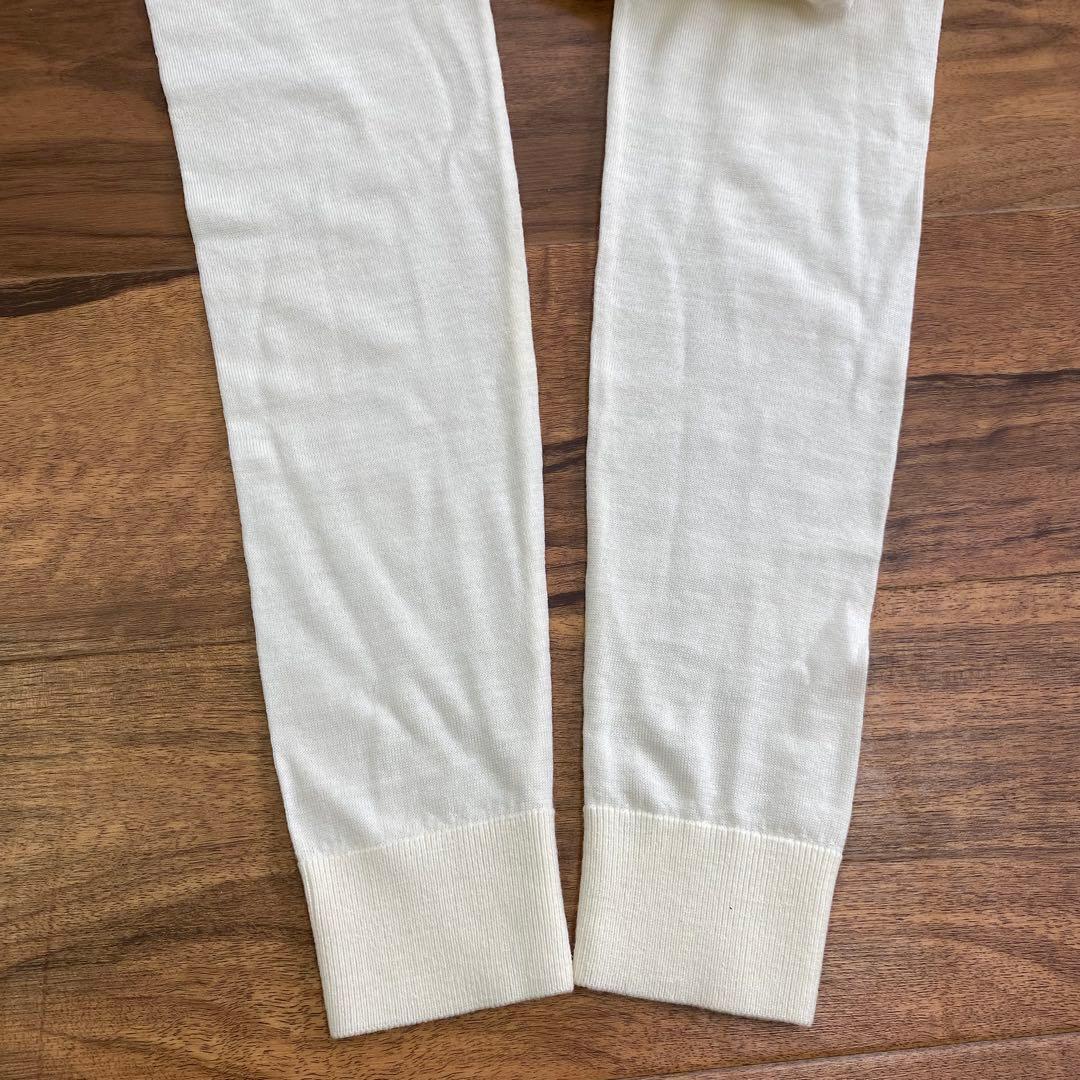 タグ付き新品★BURBERRY 長袖カットソー フリル アイボリー XS