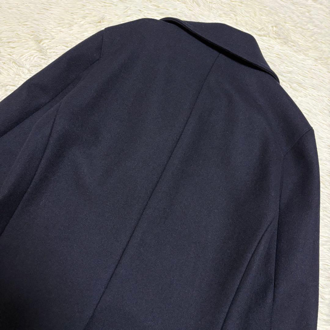 美品 ブルックスブラザーズ ピーコート ネイビー　ウール メンズ ダブル S