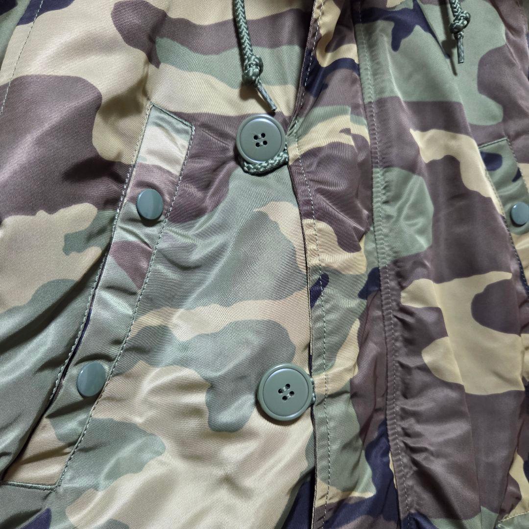 美品/ALPHA INDUSTRIES/迷彩/N-3B/S/ミリタリージャケット