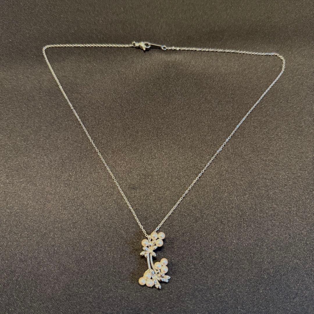 美品✨TASAKI 田崎真珠 ネックレス ペンダント ベビーパール シルバー