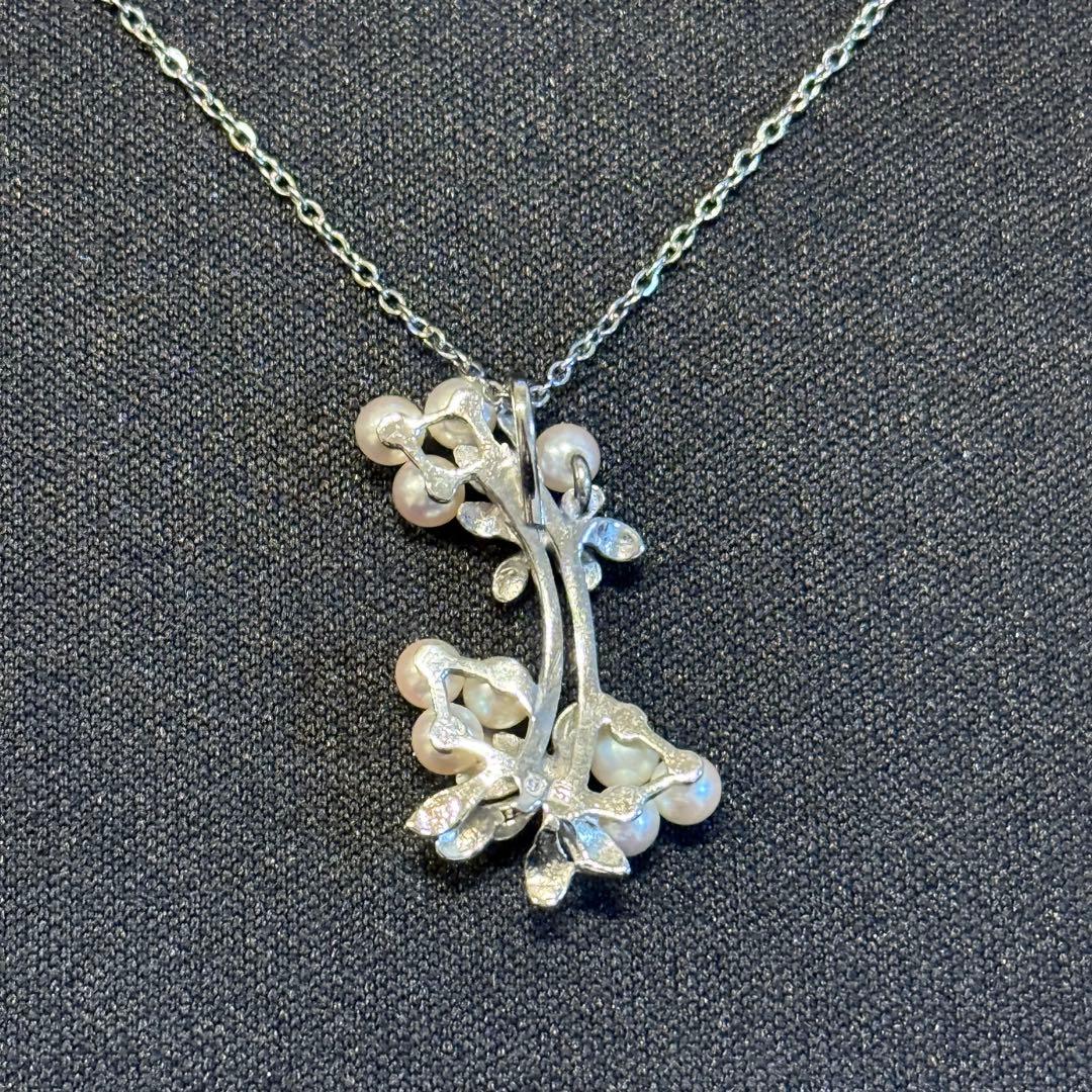 美品✨TASAKI 田崎真珠 ネックレス ペンダント ベビーパール シルバー