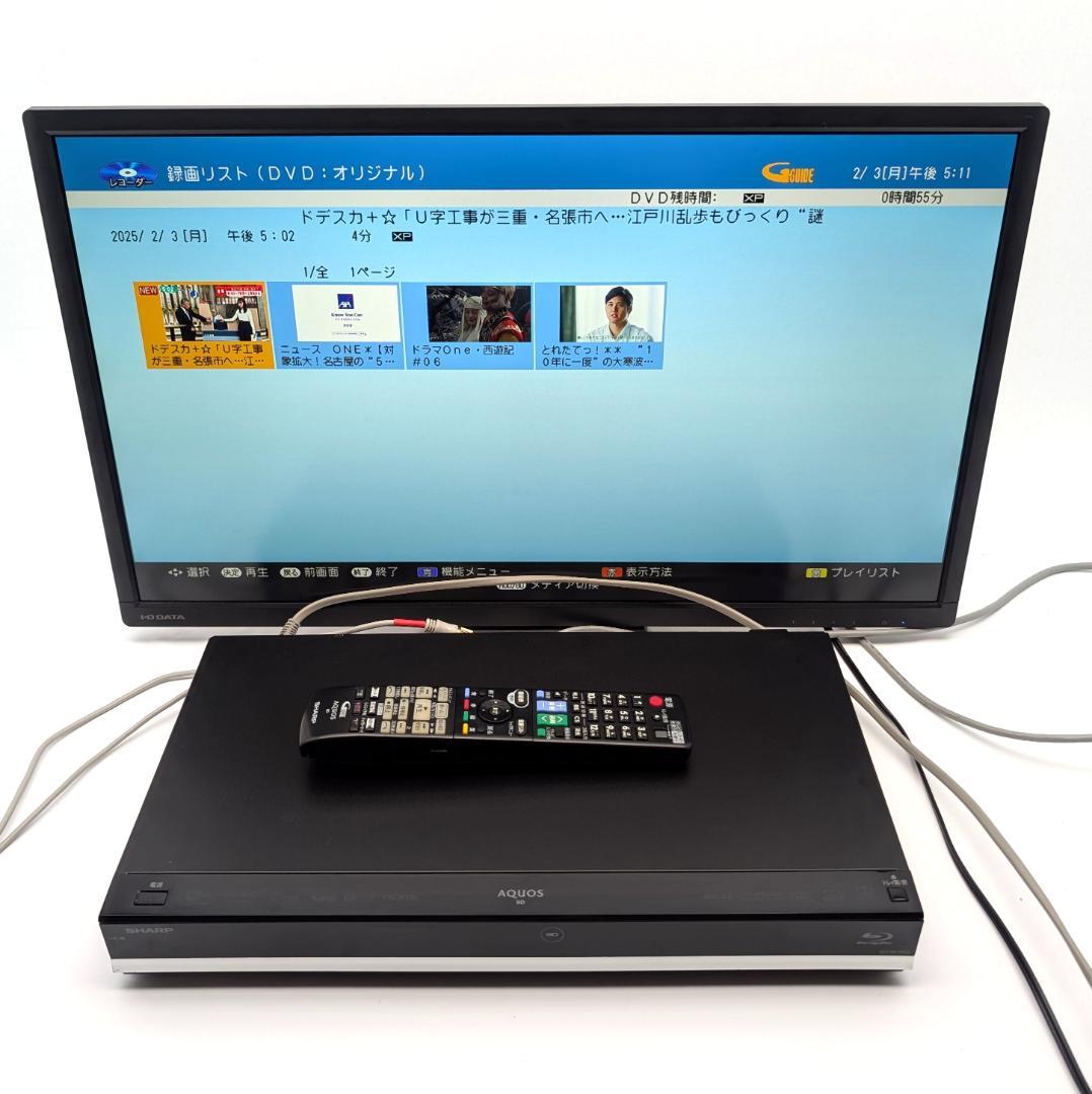 SHARP BD-W1800 Blu-rayレコーダー HDD1TB