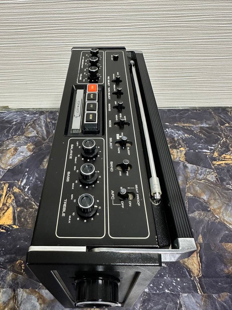 美品NATIONAL ラジカセ レコーダーRS-457 AM/FM ラジオ昭和