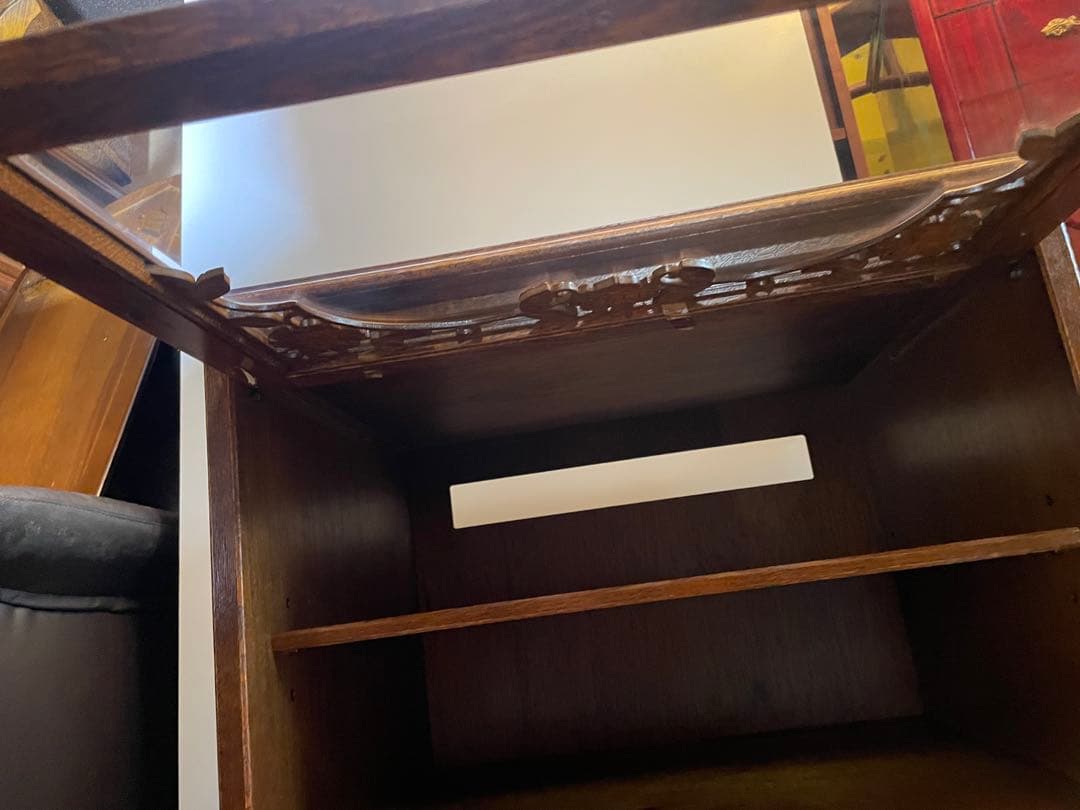 美品　三越家具　ブルージュ　英国スタイル　アールヌーボー　フラップ式