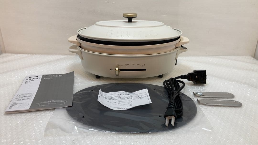 ☆未使用☆ BRUNO オーバルホットプレート　クラッシー