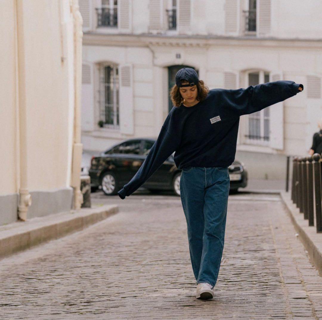 boutique aoyama クルーネック スウェット ブラック　廃盤カラー