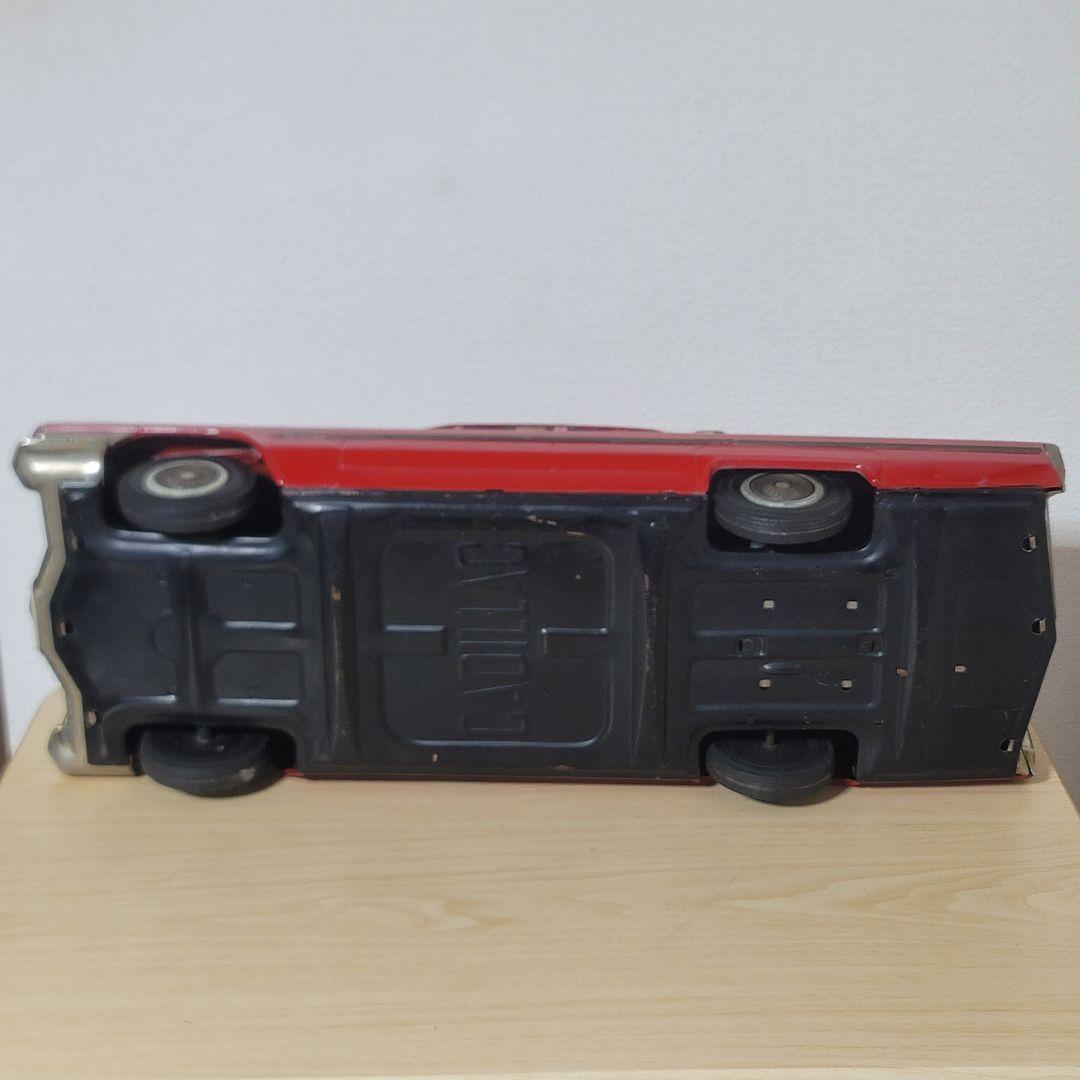 野村トーイ ブリキ キャデラック赤 65cm