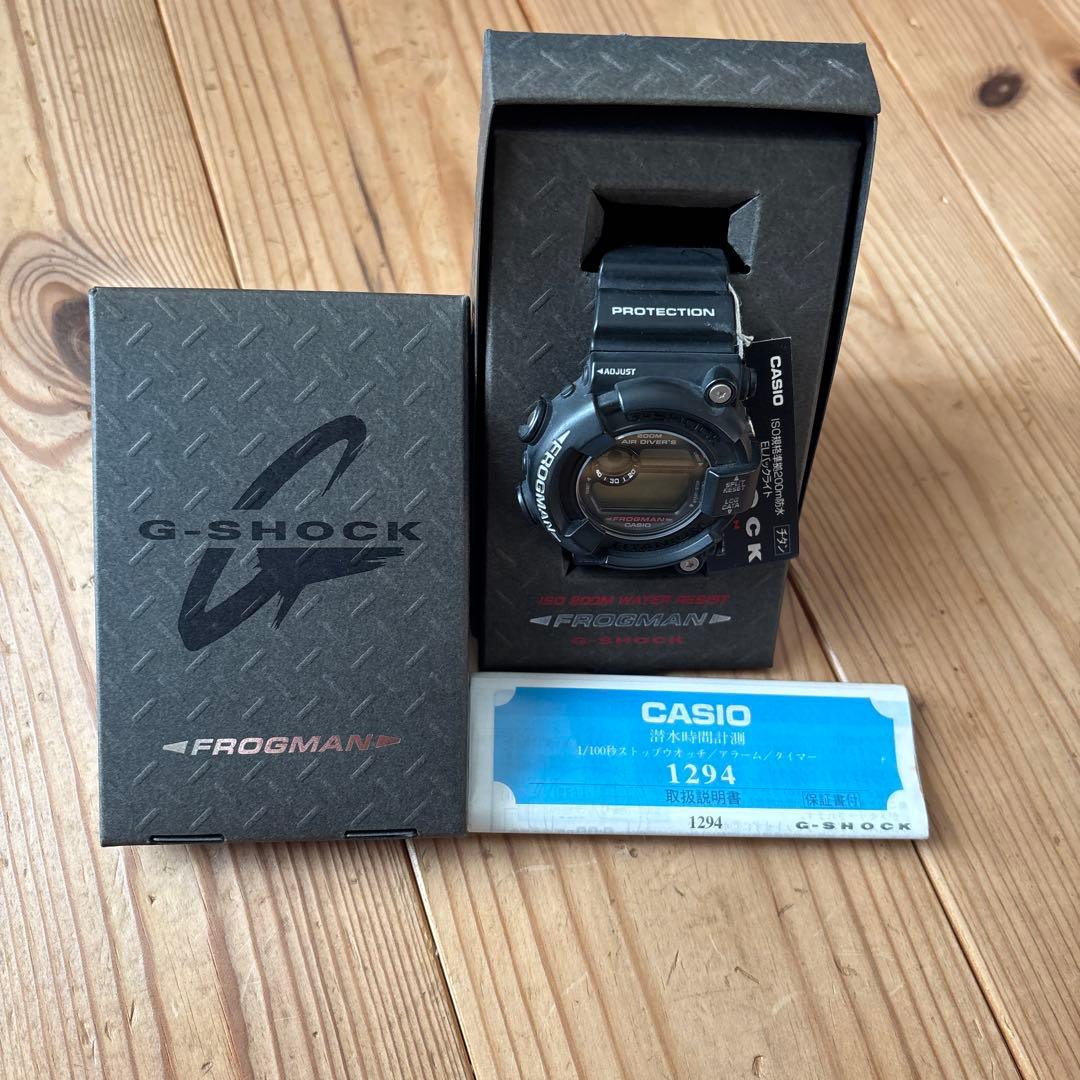 ☆フロッグマンG-SHOCK MAN IN ブラックFROG MAN