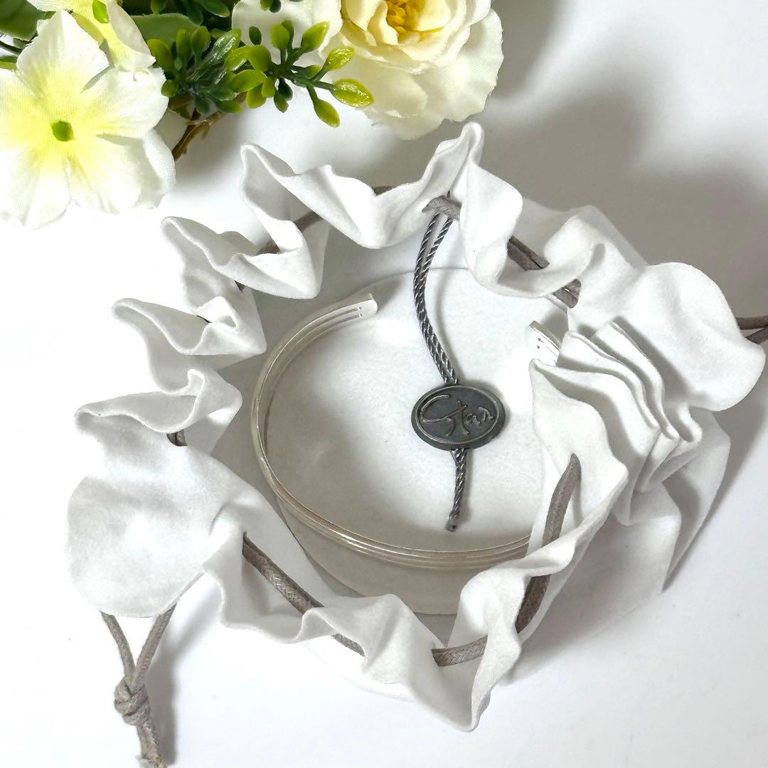 【美品】スタージュエリー SV925 バングル シルバー シンプル