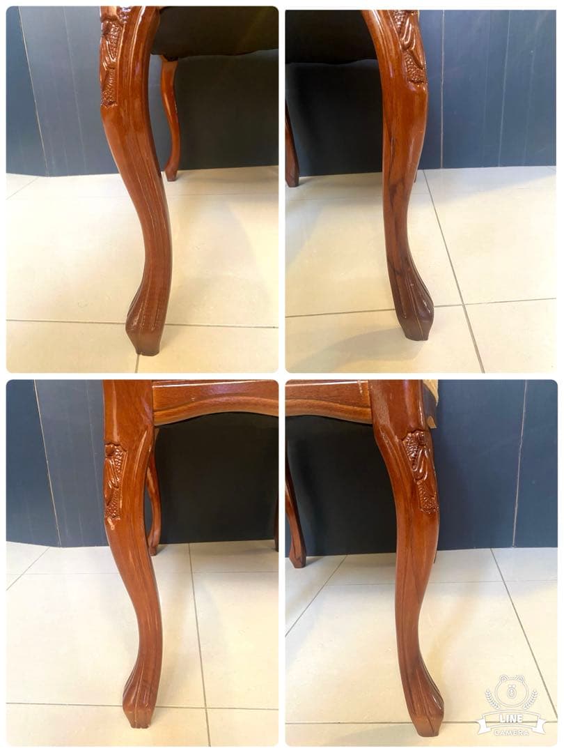 タロッコ 肘付きスツール 布張り ゴブラン チェア ストライプ イタリア製