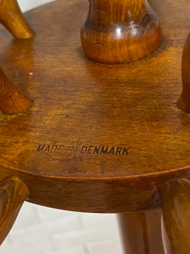 【東京都内23区配送無料】アンティーク　デンマーク製　ポールハンガー　スタンド