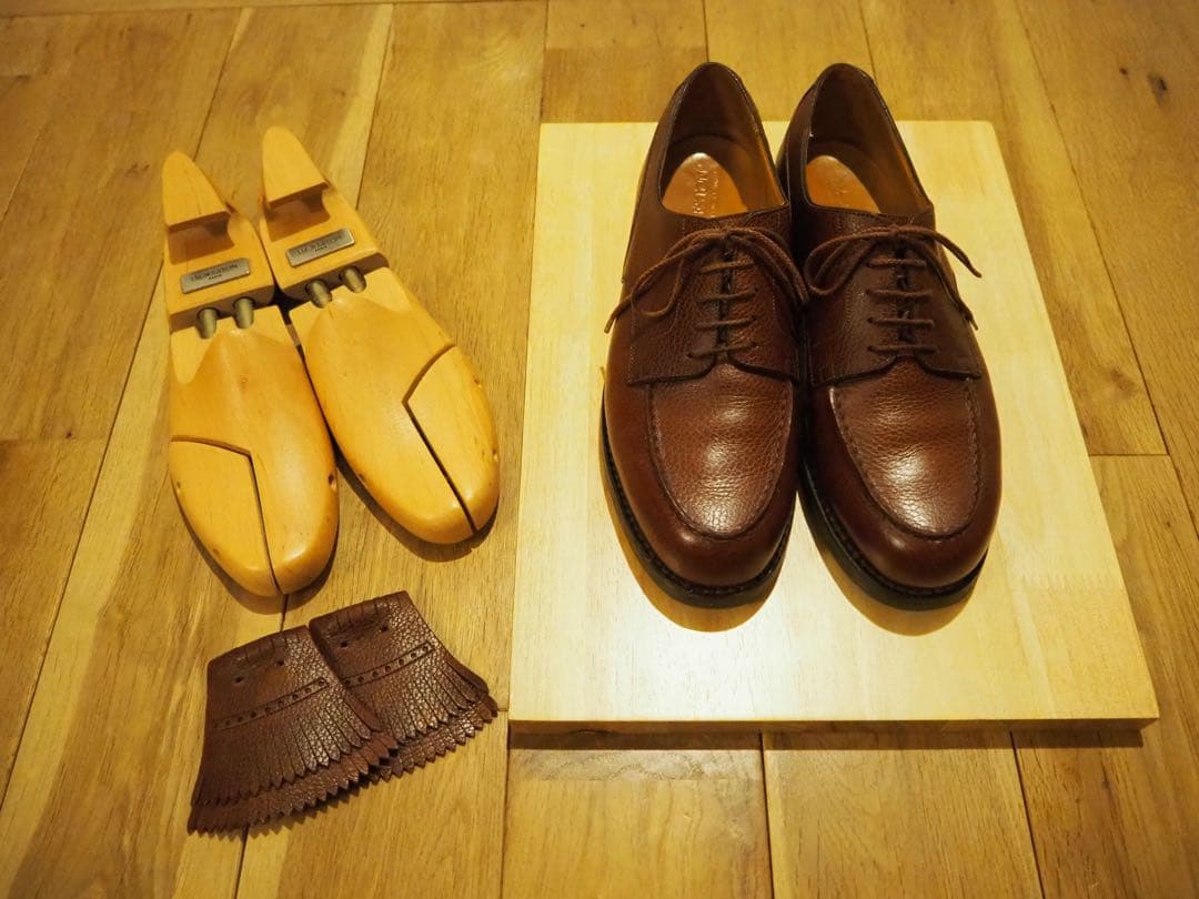 【美品】JM.WESTON GOLF ゴルフ 8D キルト＆純正シューツリー