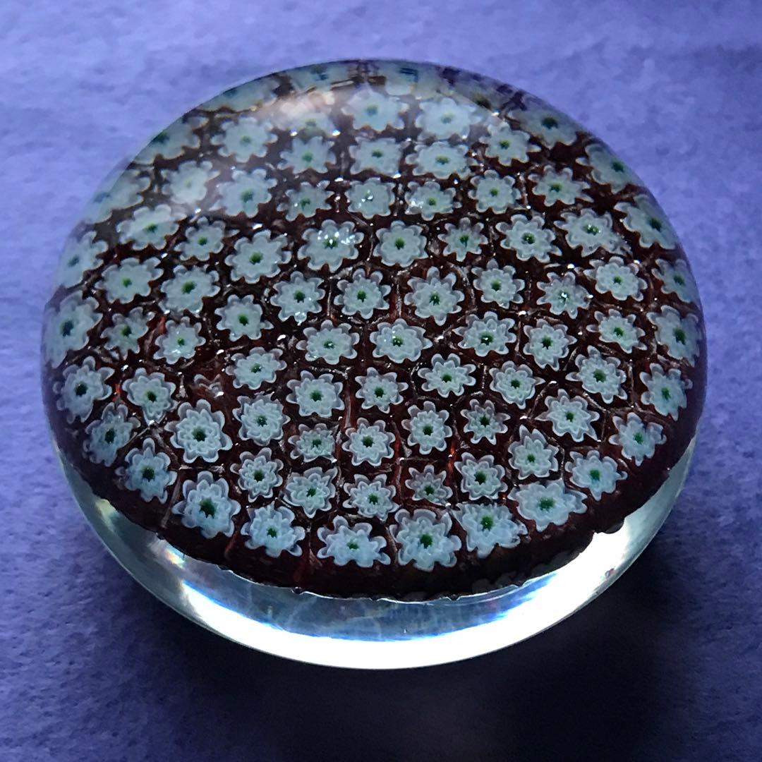 可愛い ペーパーウエイト ミルフィオリ オールドバカラBaccarat サンルイ