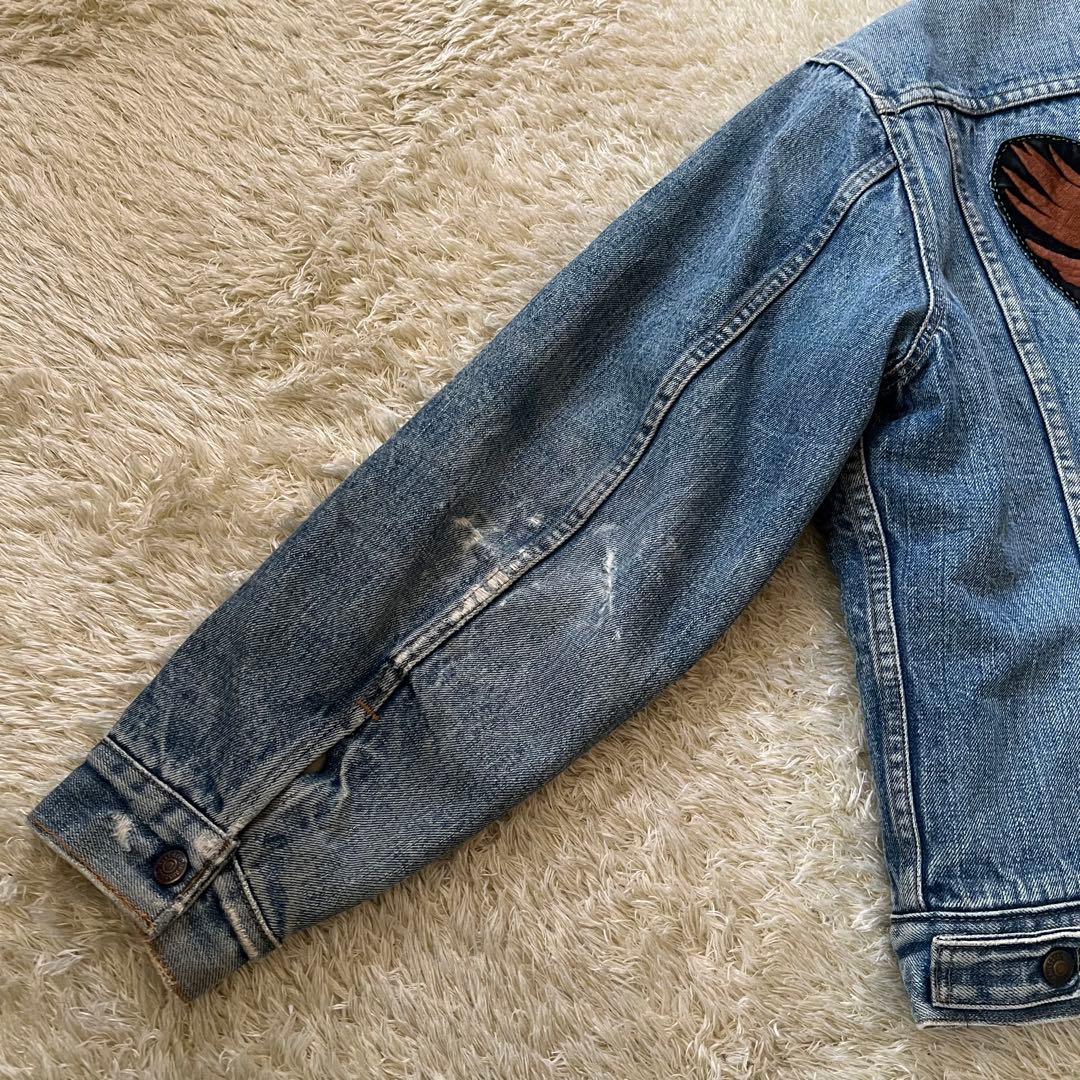 70's/リーバイス/ランチボアジャケット/ワッペン/デニム/42/USA製