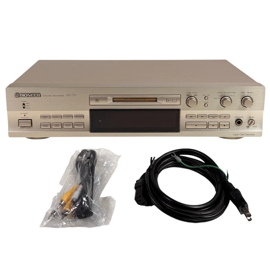 優良美品・録音動作確認済 Pioneer パイオニア MJ-D7 MDレコーダー