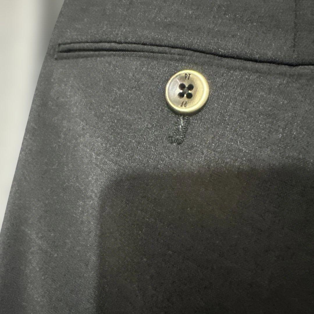 PT TORINO ウォッシャブルテクノウール サイズ48 チャコールグレー