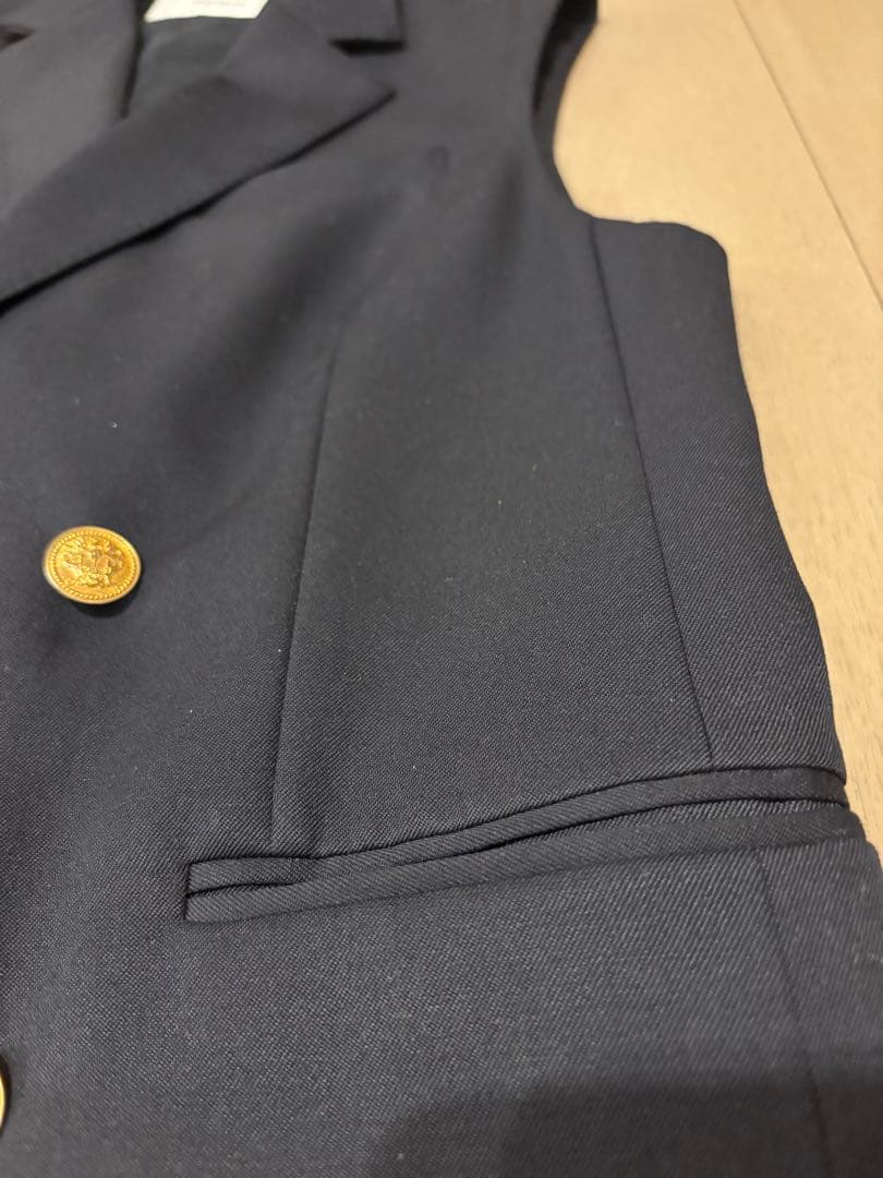 トゥモローランド MACPHEE ウールギャバジン ダブルブレストジレ